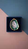 Deep Jade Oyster Shell Dish